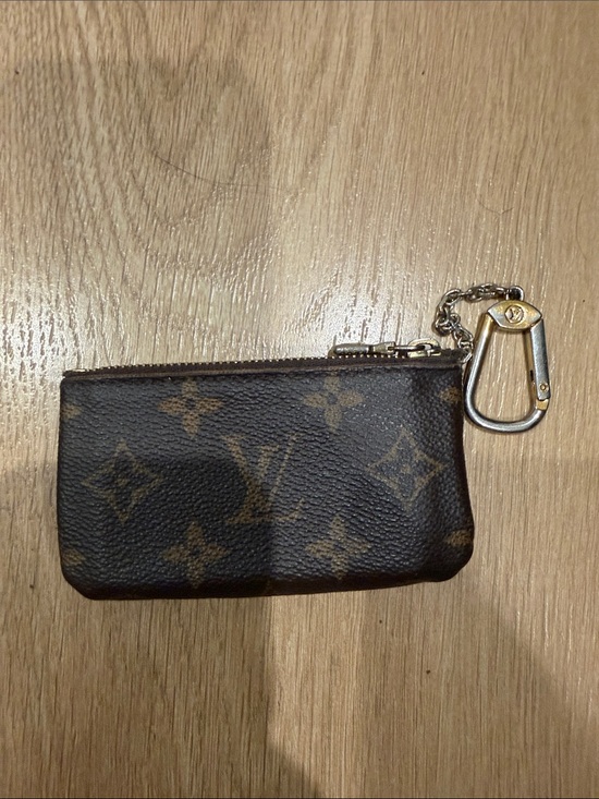 Louis Vuitton Accessories - Louis Vuitton Monogram Zippy Key Pouch - Dark Brown & Tan
